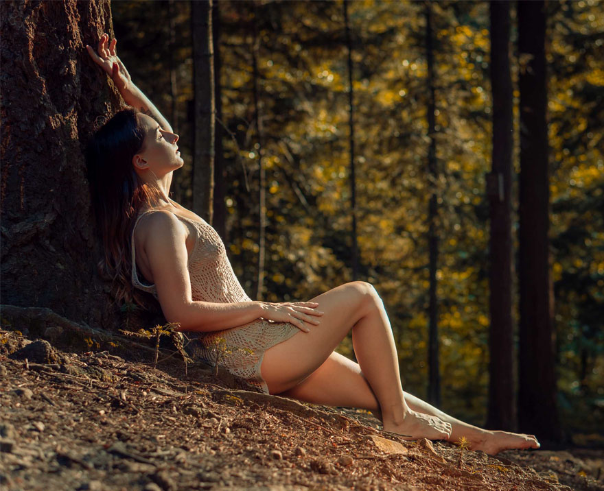 kobieca sesja plenerowa